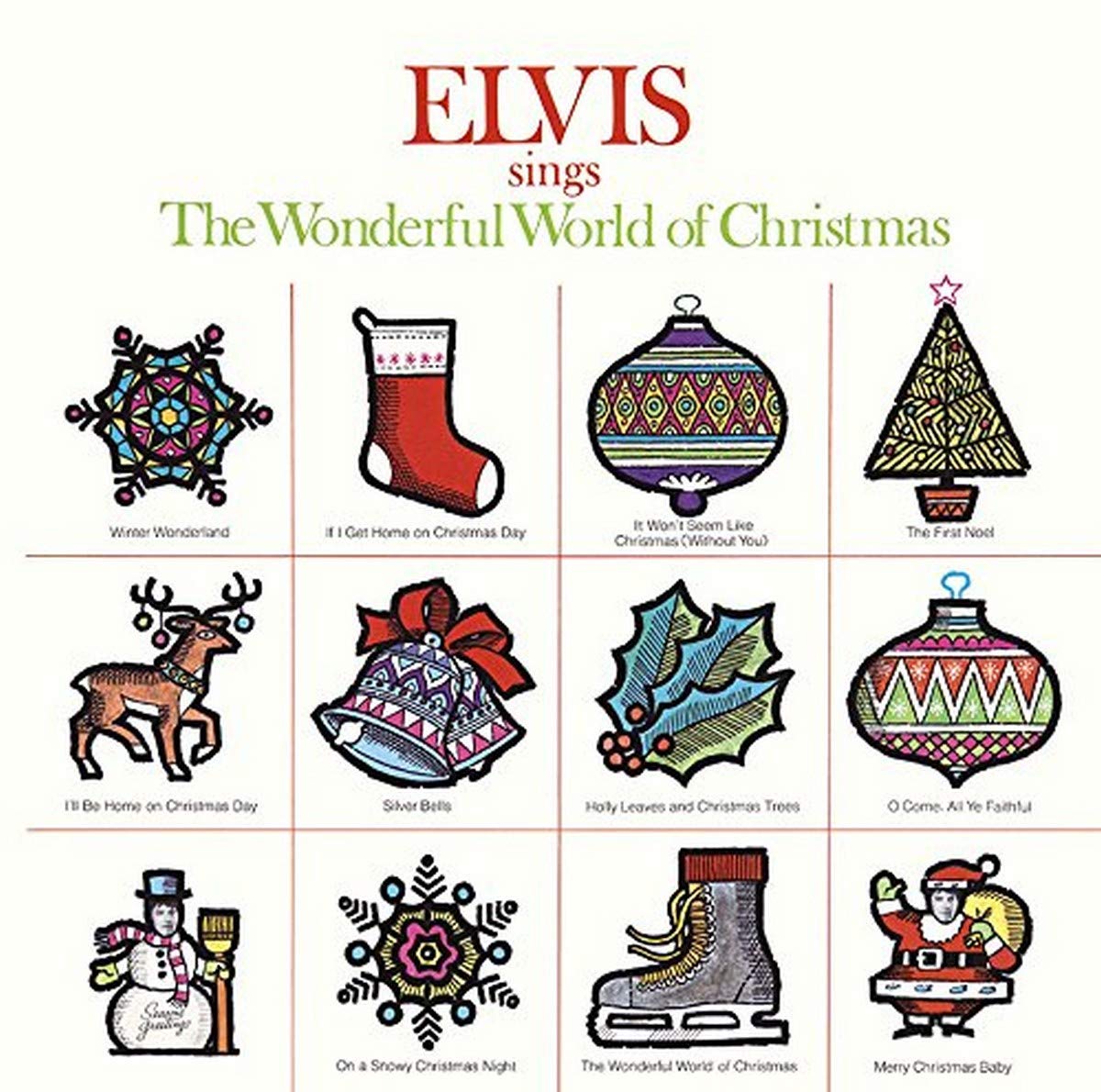 Elvis sings the wonderful world of Christmas