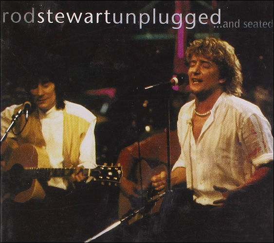 Rod Stewart Unplugged and seated